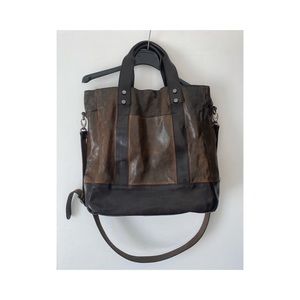NUMERO 10 LEATHER SMALL MONZEGLIO TOTE BAG